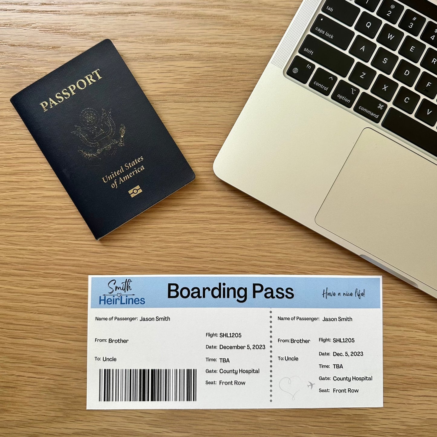 Trip planning always starts with a ticket. Next stop, destination parenthood!